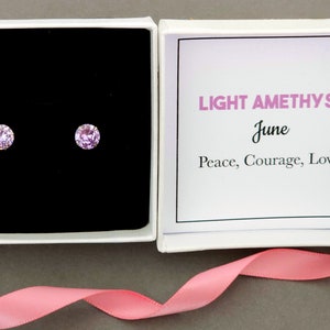 Birthstone earrings sterling silver, birthstone jewelry, dainty birthstone gemstone stud earrings for women, ear studs,birthday gift for her