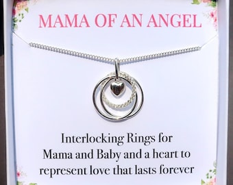 Miskraam cadeau ketting sieraden, baby verlies cadeau, baby zwangerschaps verlies cadeau, herdenkings ketting sieraden cadeau, moeder van engel, 925 sterling