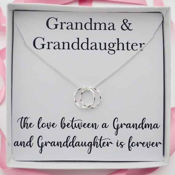 Regalo di gioielli per collana della nonna, regalo per collana della nonna,  regalo di compleanno per la festa della mamma, regali per la nonna, regalo  per nonna, collana per nipote 