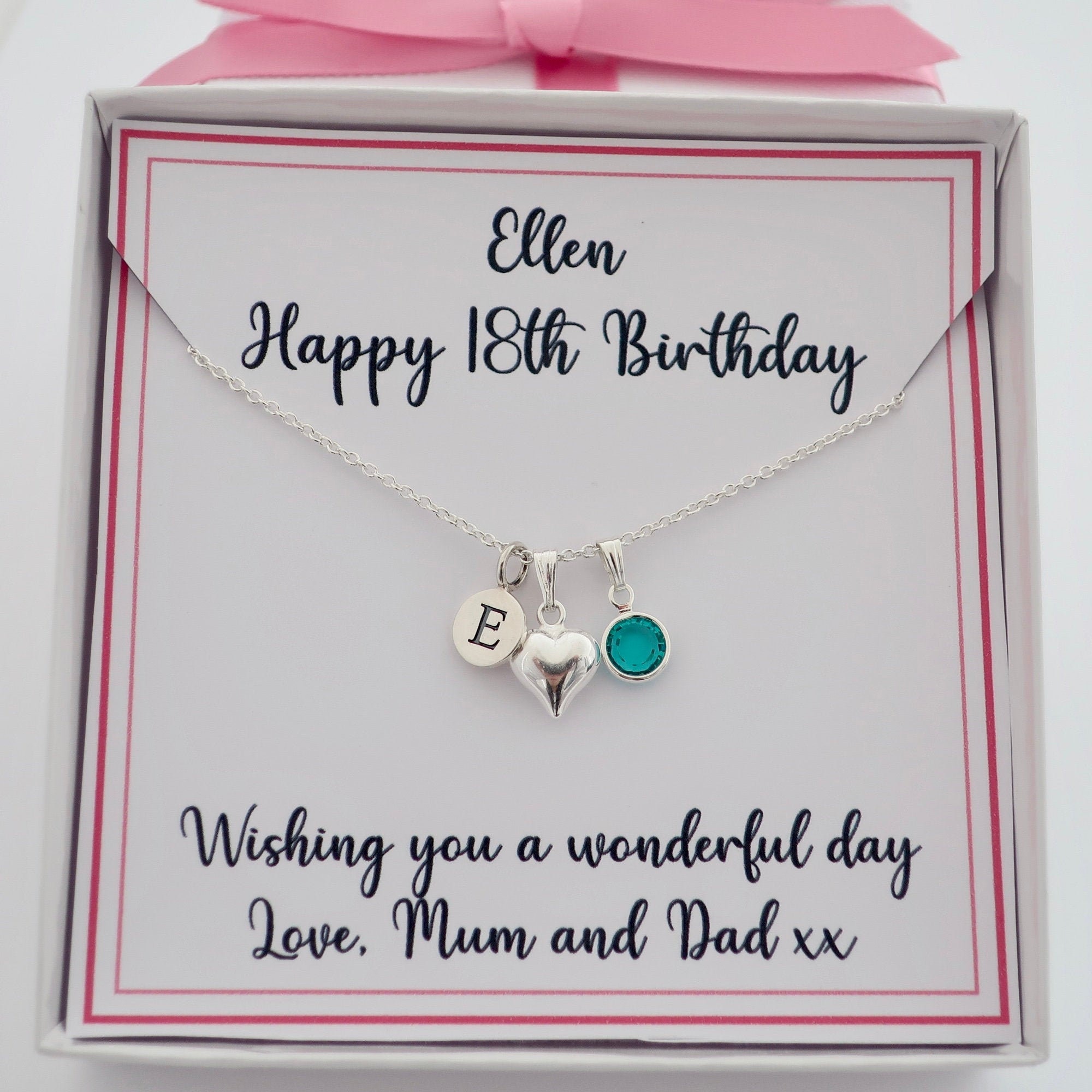  18th Birthday Gifts for Girls,18th Birthday Gifts for Daughter,  Sister,Girlfriends,Heart Crystal Keepsake,Unique 18th Birthday Present  Ornament Collection for Her : Office Products