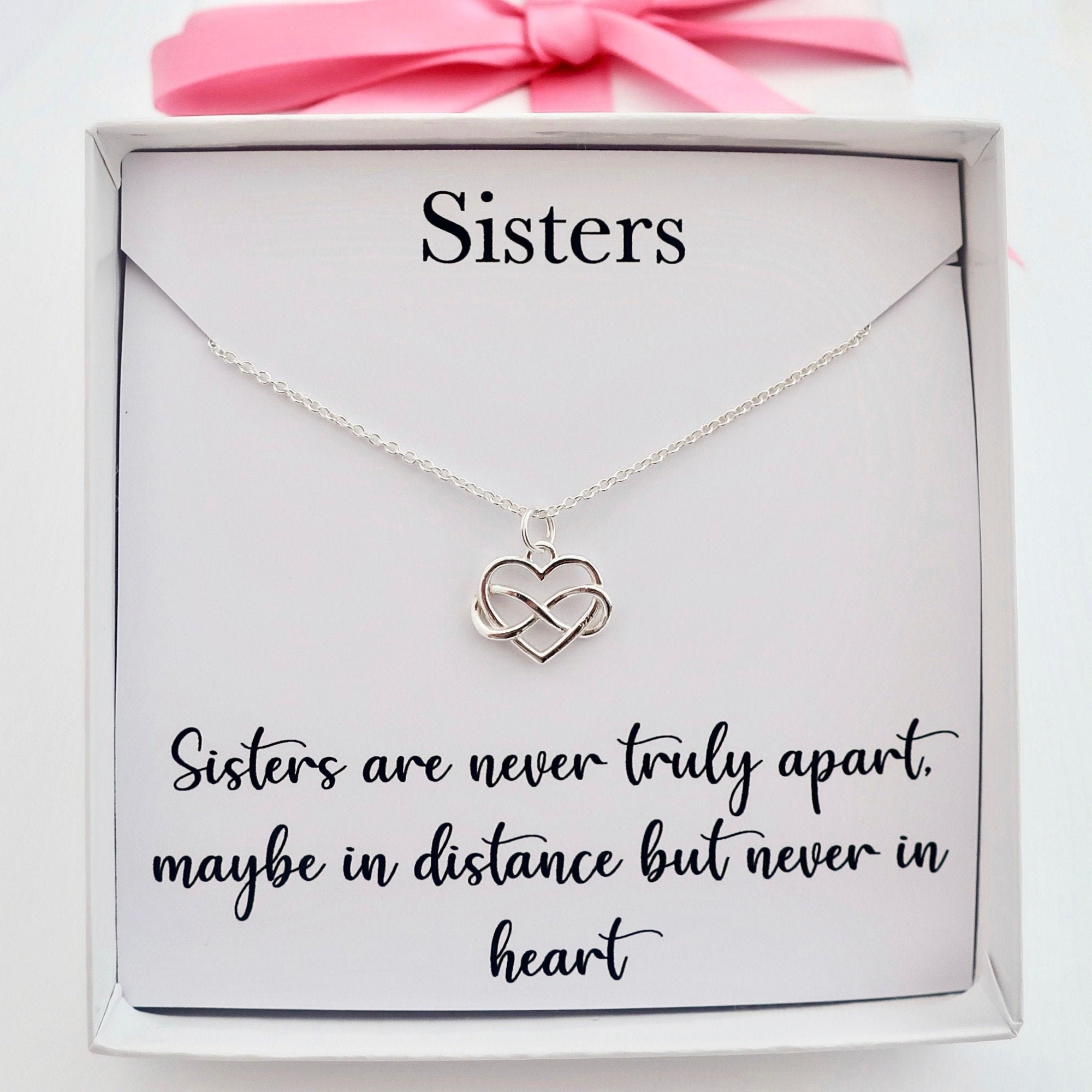 Sister Birthday Gift Sister Necklaces Sister Jewelry Long Etsy UK