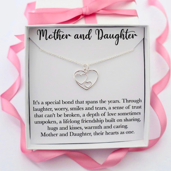 Mother Daughter Necklace Mothers Necklace mother Daughter Gift