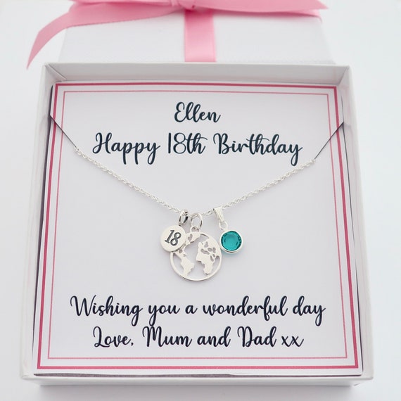 18th Birthday Gifts for Girls, Gift for 18 Year Old Girl, Gift for Her,  Jewelry Gift Idea 