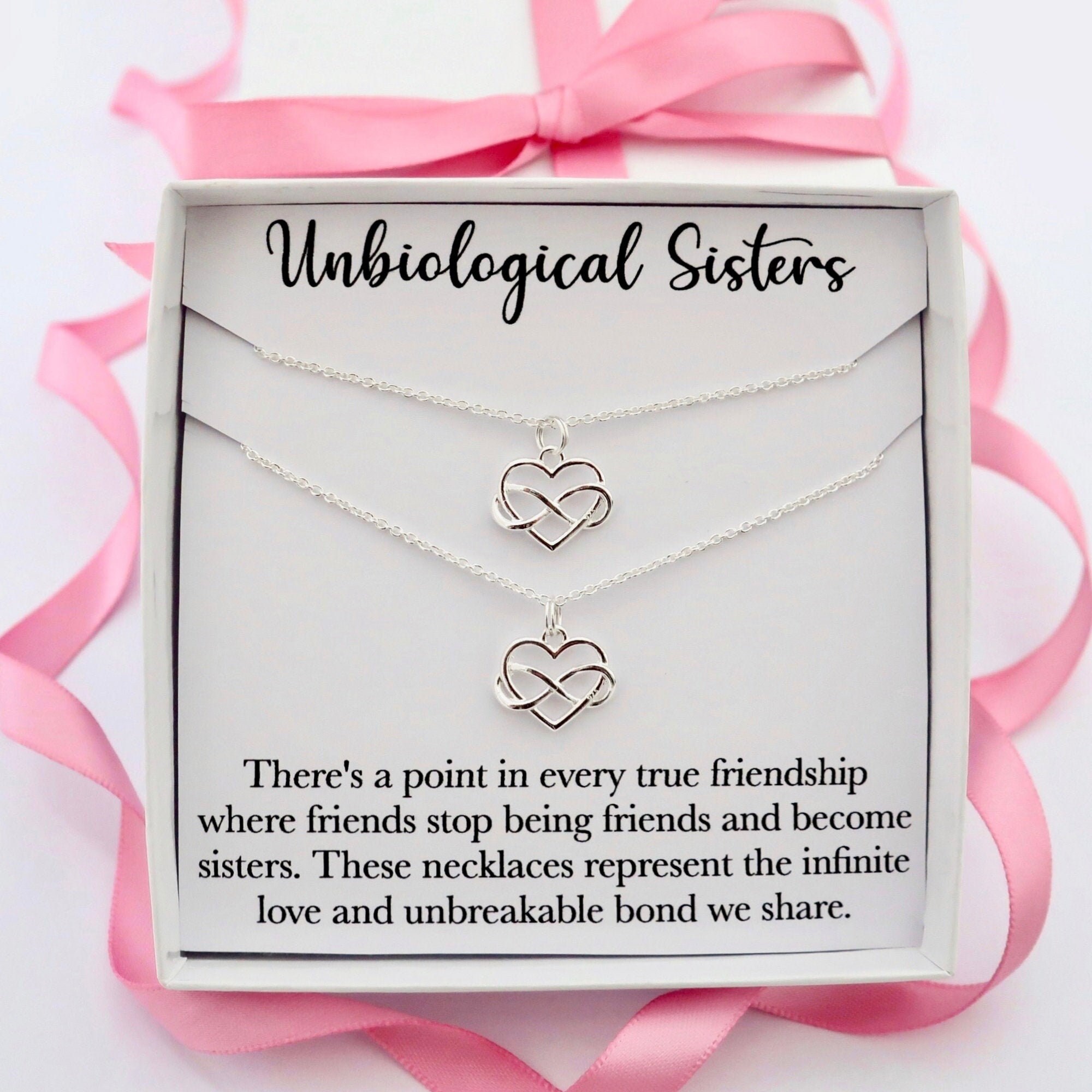 Best Friend Necklace for 2 Matching Bff Friendship Necklace Etsy UK