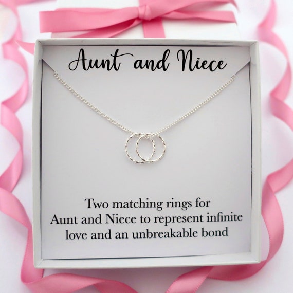 Gift for aunt, Gift for aunt from niece, Aunt necklace, gift from neph –  Little Happies Co