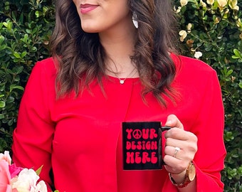 Black Mug Mockup Black 11 oz Mug Mockup 11oz Black Mug Mockup Bundle Coffee Mug Mockups Coffee Cup Aesthetic Mockup Colorful Canva Mockup