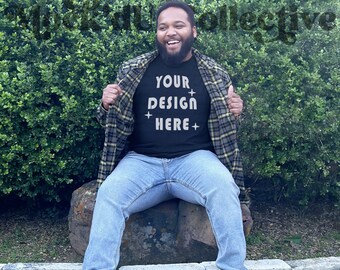ブラック ベラ キャンバス 3001 モックアップ ブラック モデル モックアップ 黒人男性 モックアップ Tシャツ モックアップ アウトドア モックアップ カントリー メンズ Tシャツ モックアップ バンドル Canva