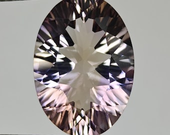 A1品質 78.35カラット 認定バイカラーアメトリン 34x23x16 mm