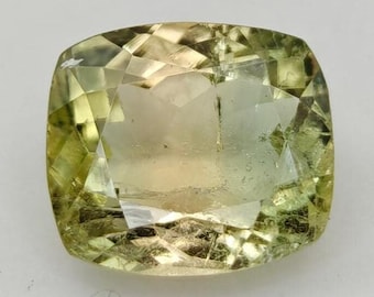 Natural Tourmaline Stone, 2.35 Carat Weight, Cushion Faceted Tourmaline, Loose Tourmaline, Tourmaline For Ring, Size 8.10x6.75x4.93 MM.