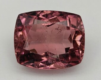 Natural Tourmaline Stone, 2.35 Carat Weight, Cushion Faceted Tourmaline, Loose Tourmaline, Tourmaline For Ring, Size 8.10x6.75x4.93 MM.