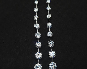 Pendientes plata 925 largos fiesta