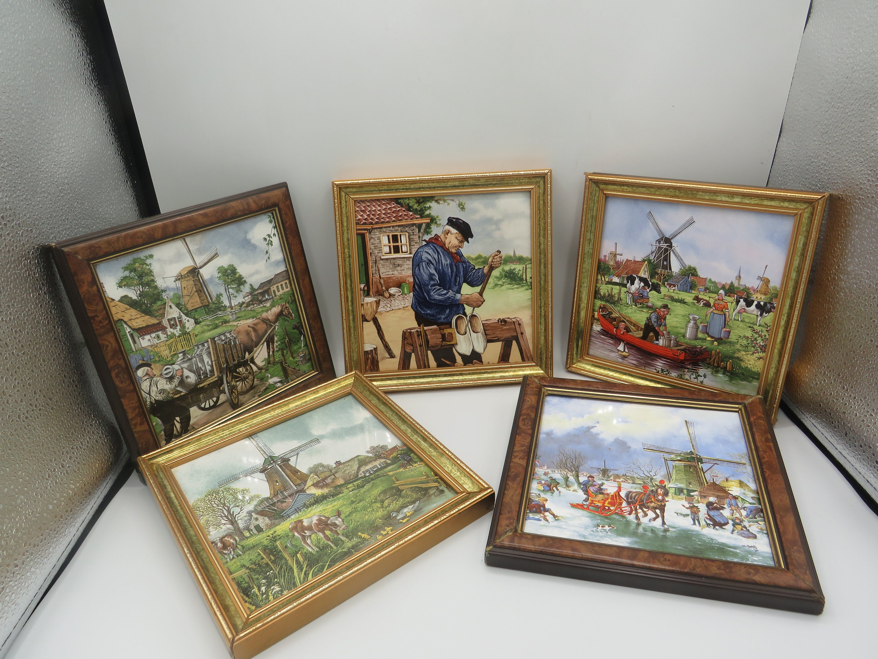[希少] ロイヤル・モサ（ Mosa）ヴィンテージ オランダの冬の風景 Royal mosa holland tile - Etsy 日本
