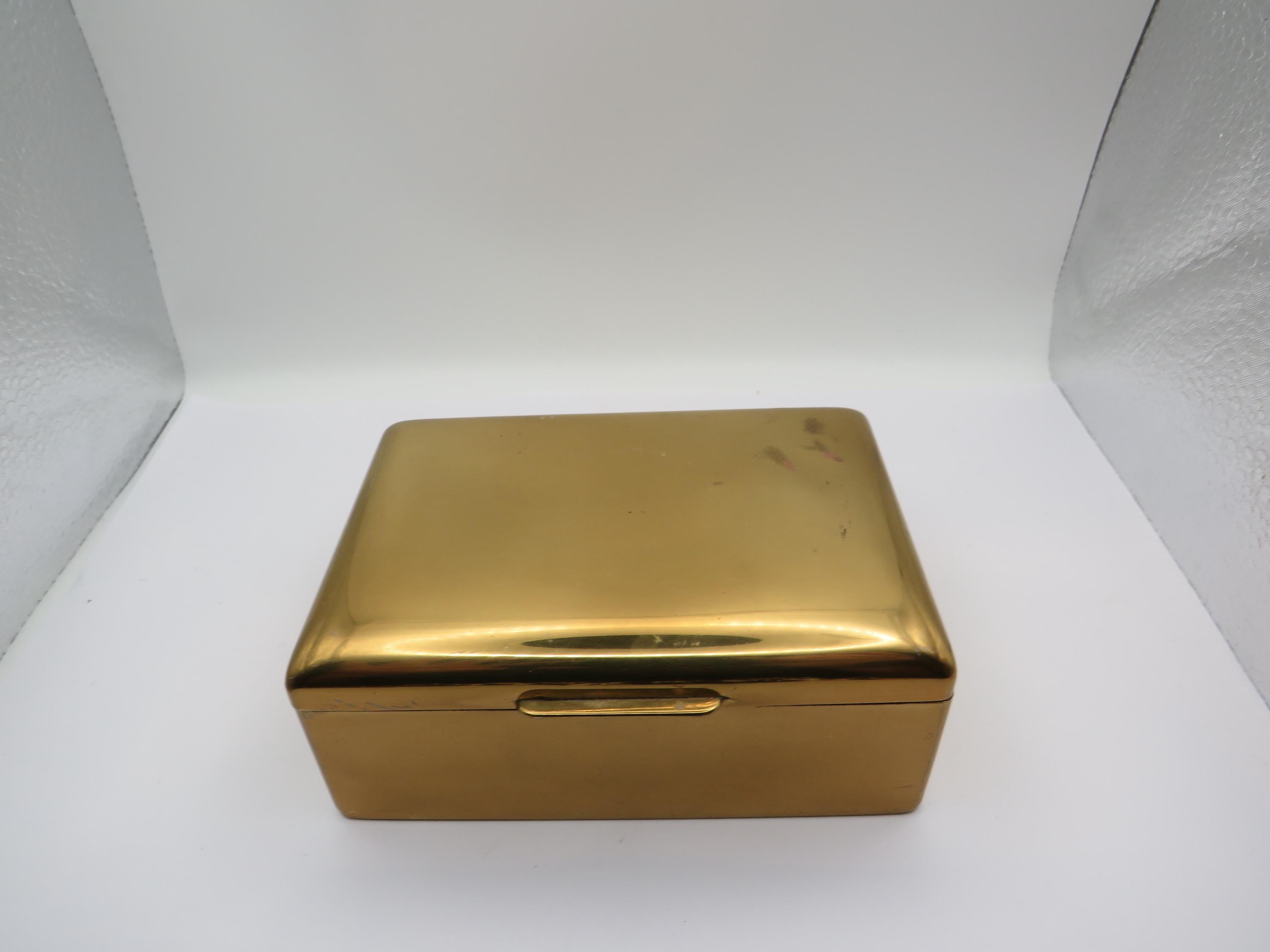 state express cigarettes brass box VTG 555 Advertising Litho Tin Box-Made in London-1940s? amazing vintage state express cigarette