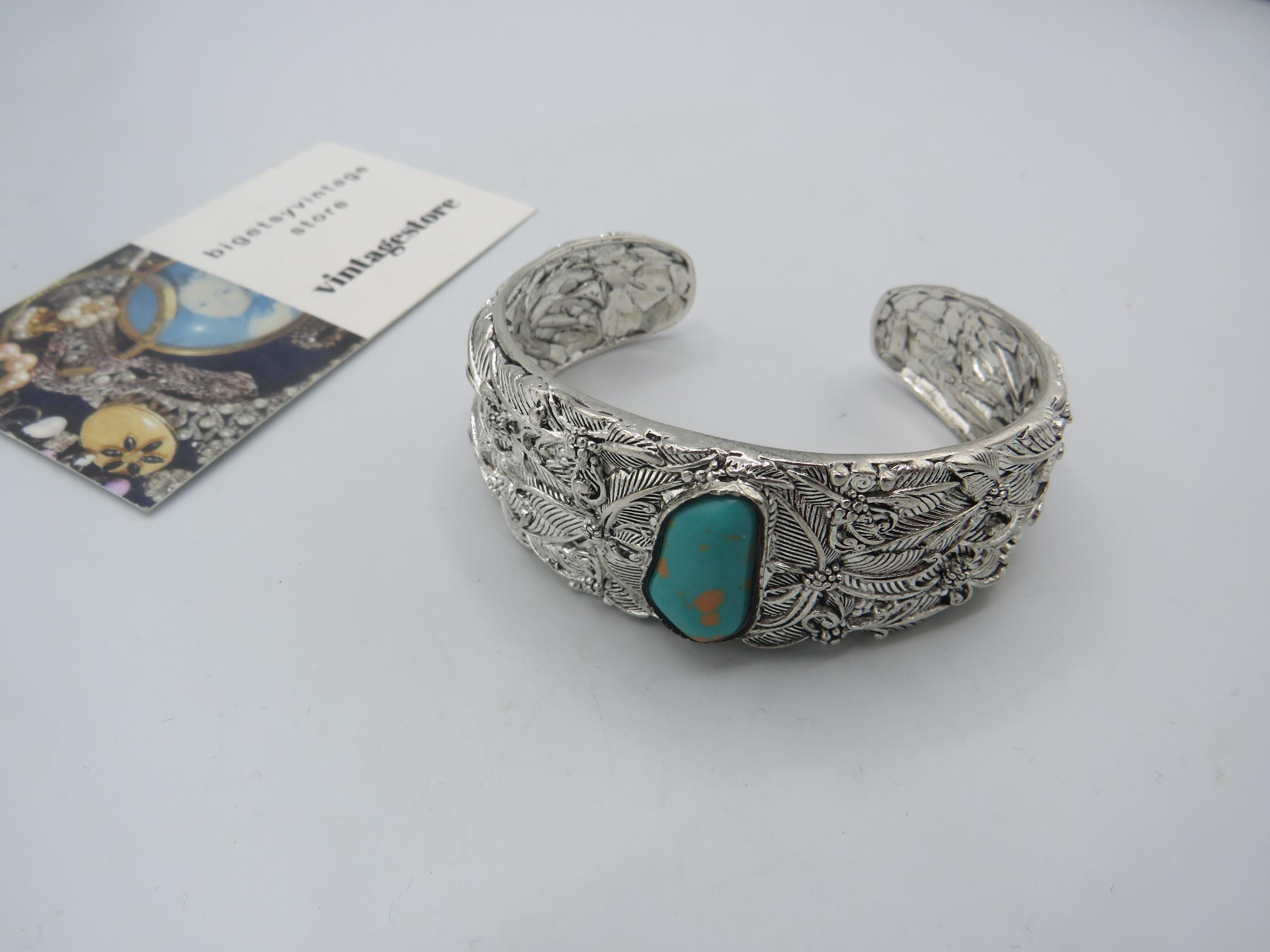 Turquoise bracelet mexico silver - Etsy 日本
