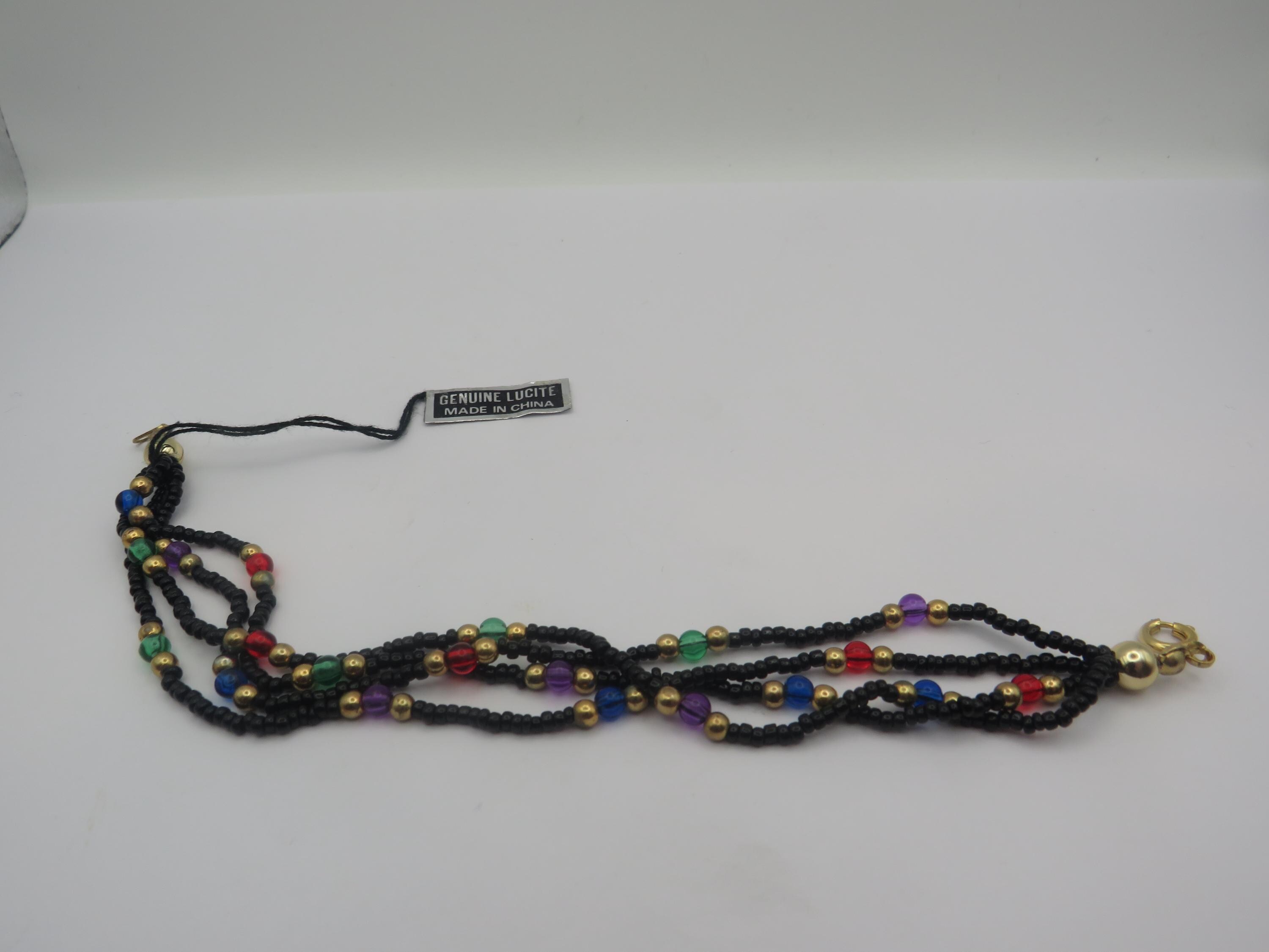 Designer vintage lucite bracelet - Etsy 日本