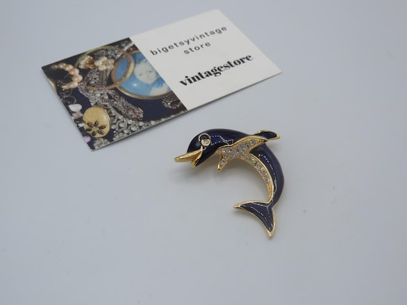 Broche Ancienne Vintage 4,4 Cm - Multicolore Métal - Occasion - Bijou Rétro Sans Marque