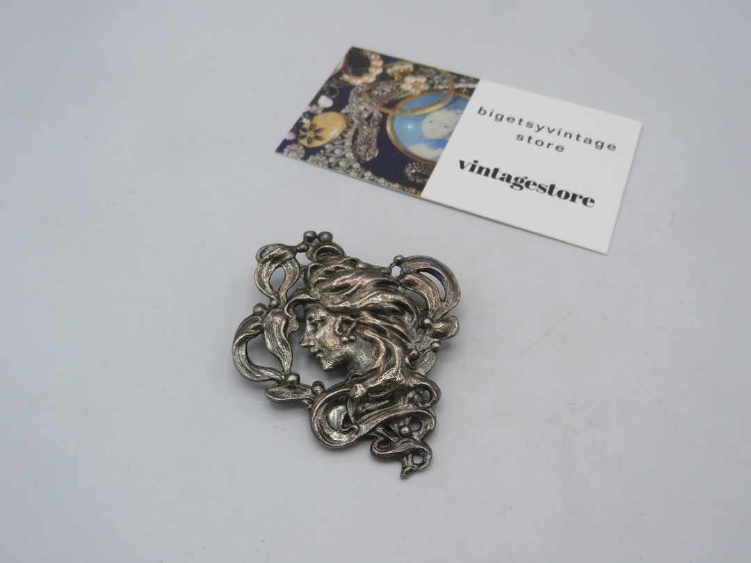 Broche Vintage Agatha Paris Années 90 - Dorée à Strass - Motif Feuille - 5 Cm