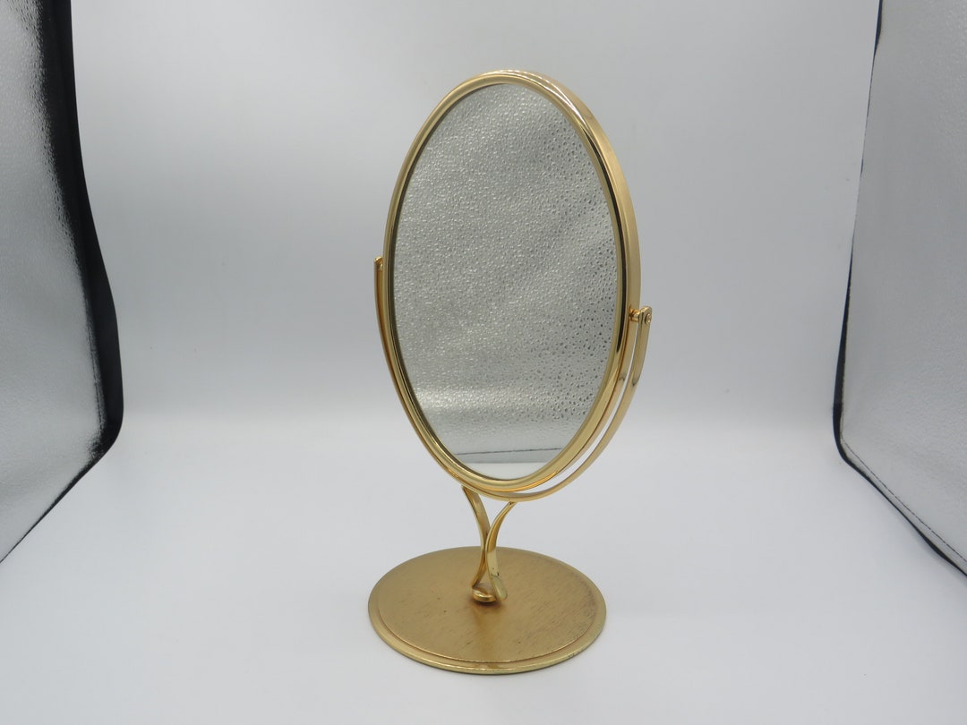 Superb Vintage Brass Dressing Table Mirror Spectacular Etsy