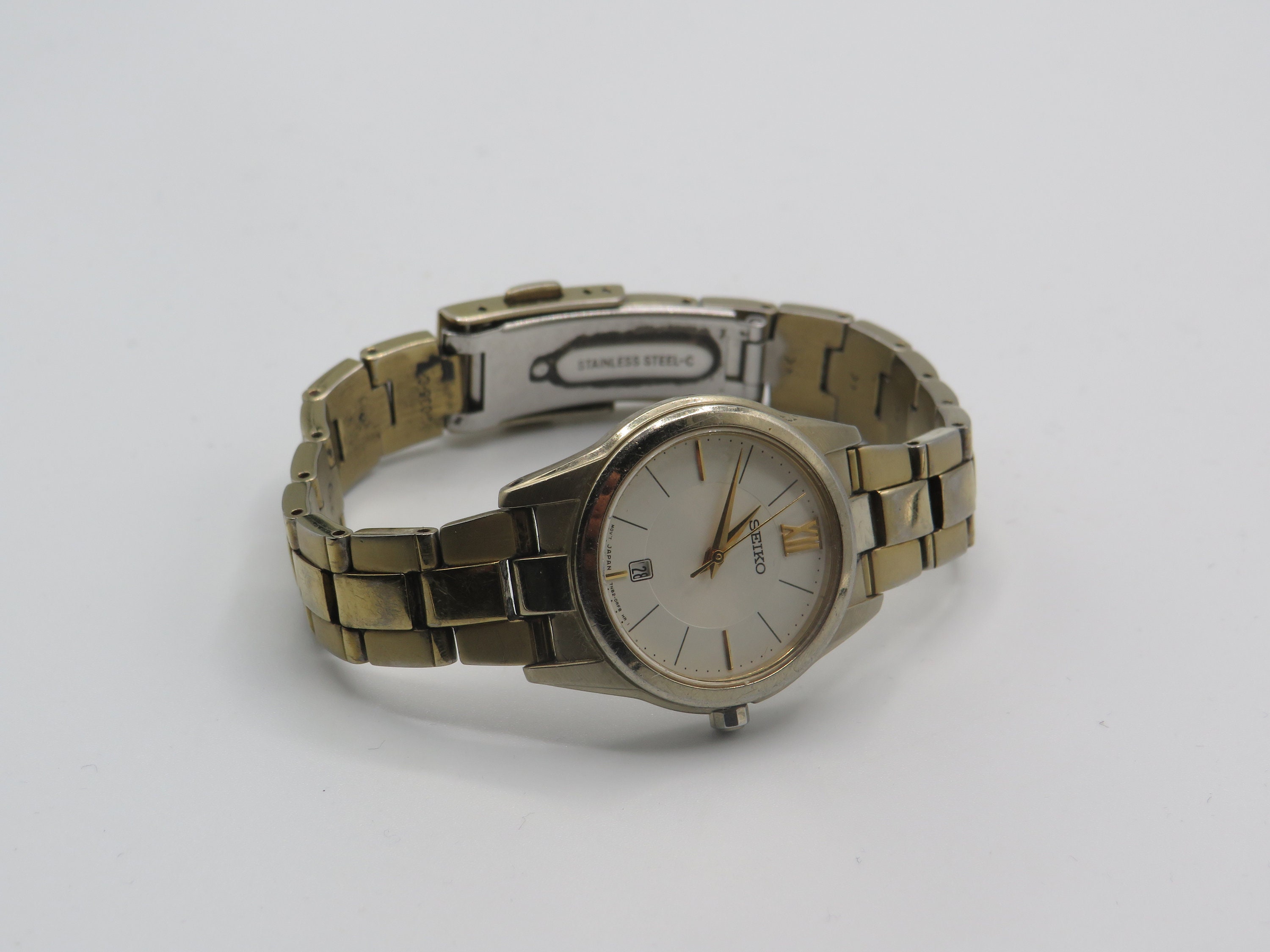 Beautiful Vintage Gold Tone Stainless Steel Seiko Sapphire - Etsy Sweden