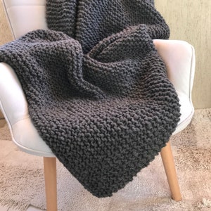 Alpaca blanket | Chunky knit throw | Cozy blanket | Wool blanket | Living room decor| Afghan