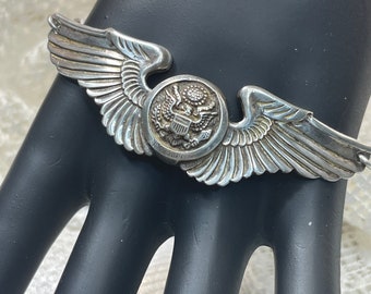 Vintage Sterling WWll USAAF Aircrew Bracelet