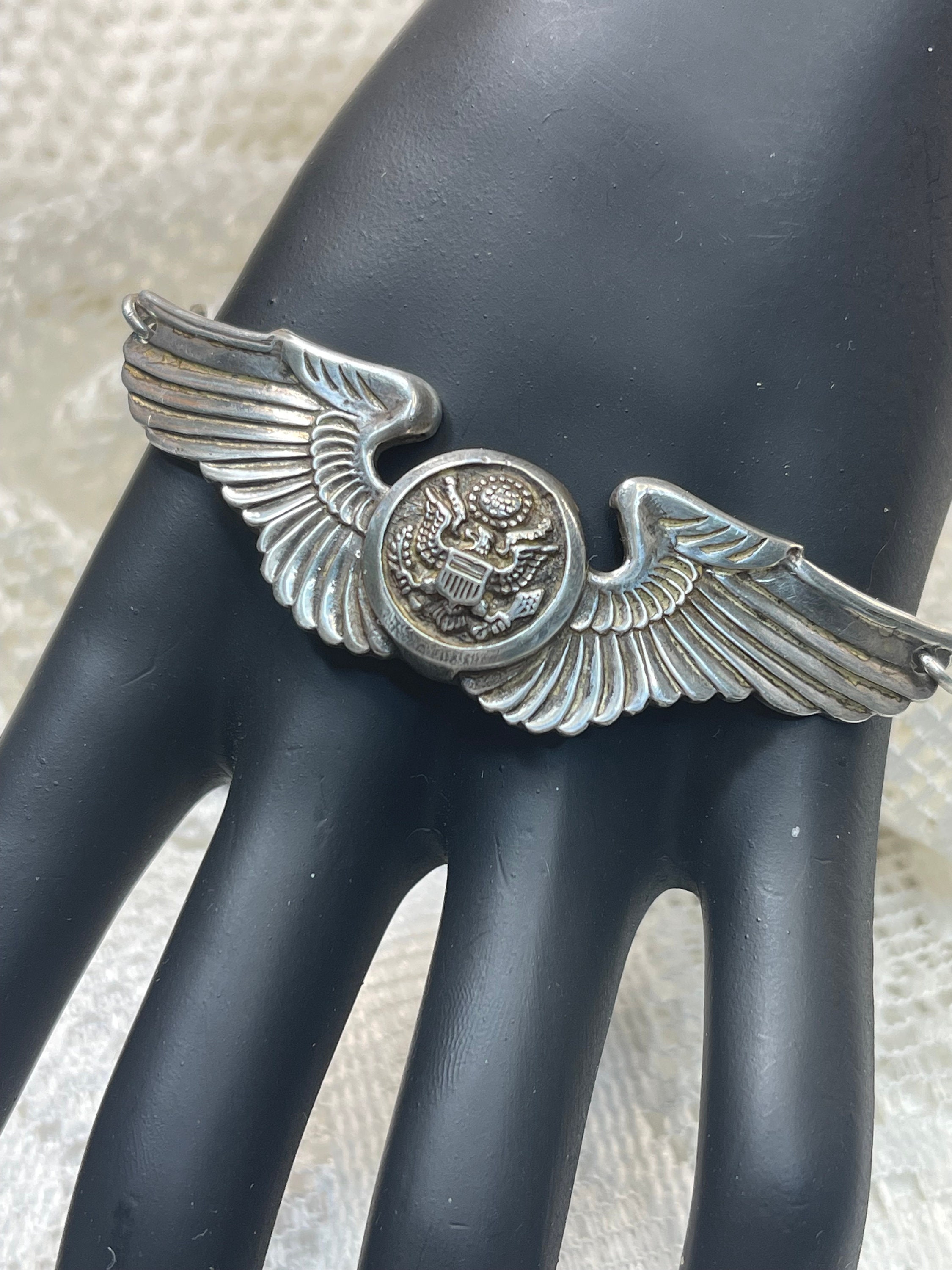 Vintage Sterling Wwll USAAF Aircrew Bracelet - Etsy
