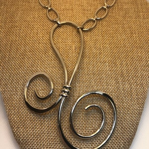 Vintage Napier Silver Plated Statement Necklace