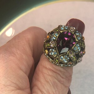 Vintage Heidi Daus Statement Ring image 8