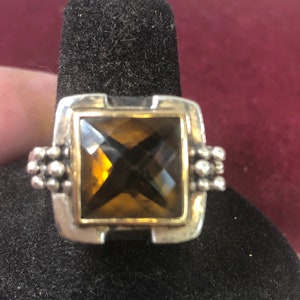 Vintage Michael Dawkins Sterling/14Kt Ring