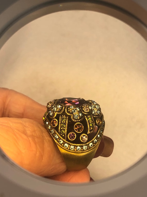 Vintage Heidi Daus Statement Ring - image 3