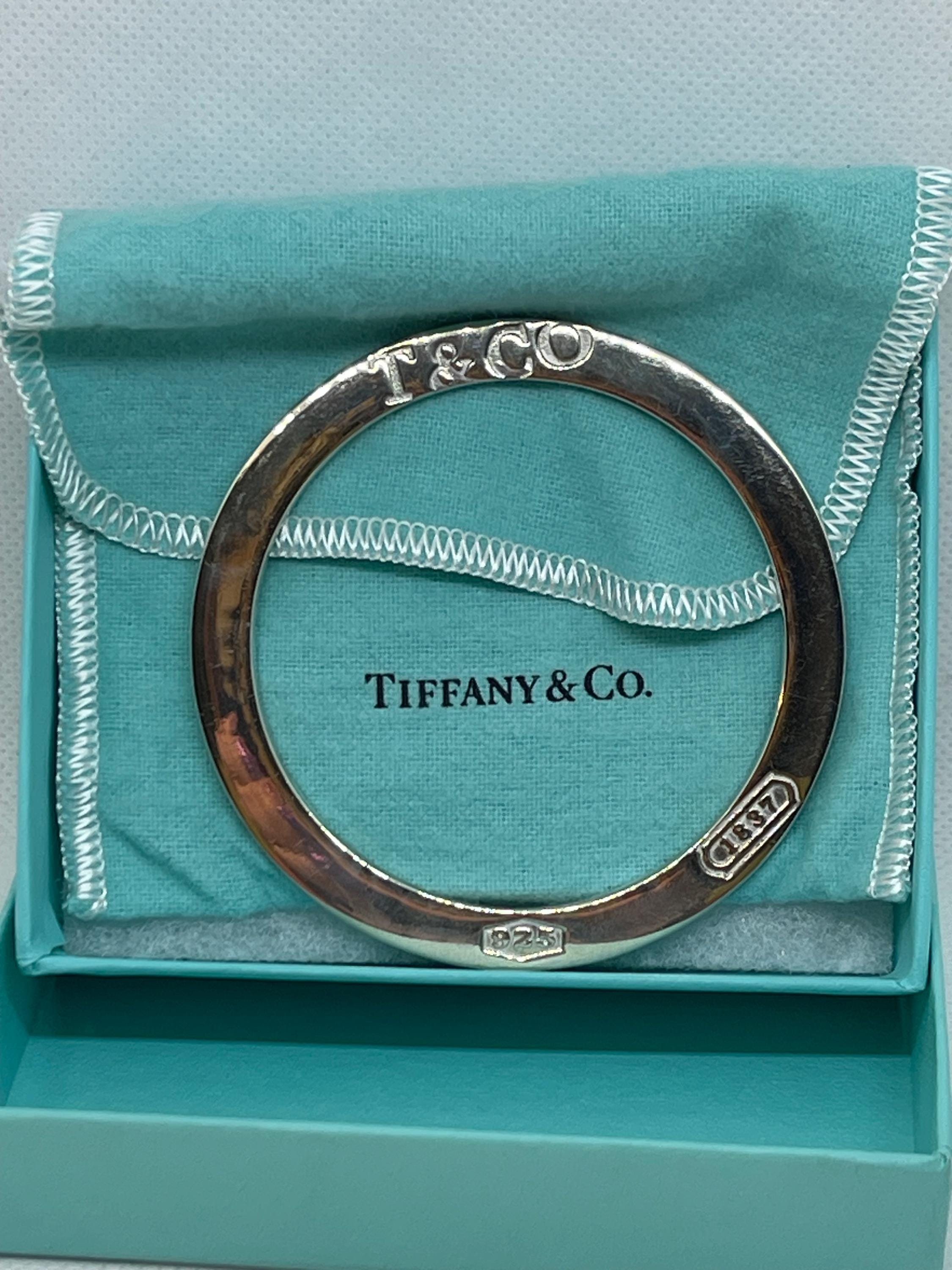 一点物 VINTAGE Tiffany fork bangle Authentic Vintage Tiffany & Co Sterling Silver Braided