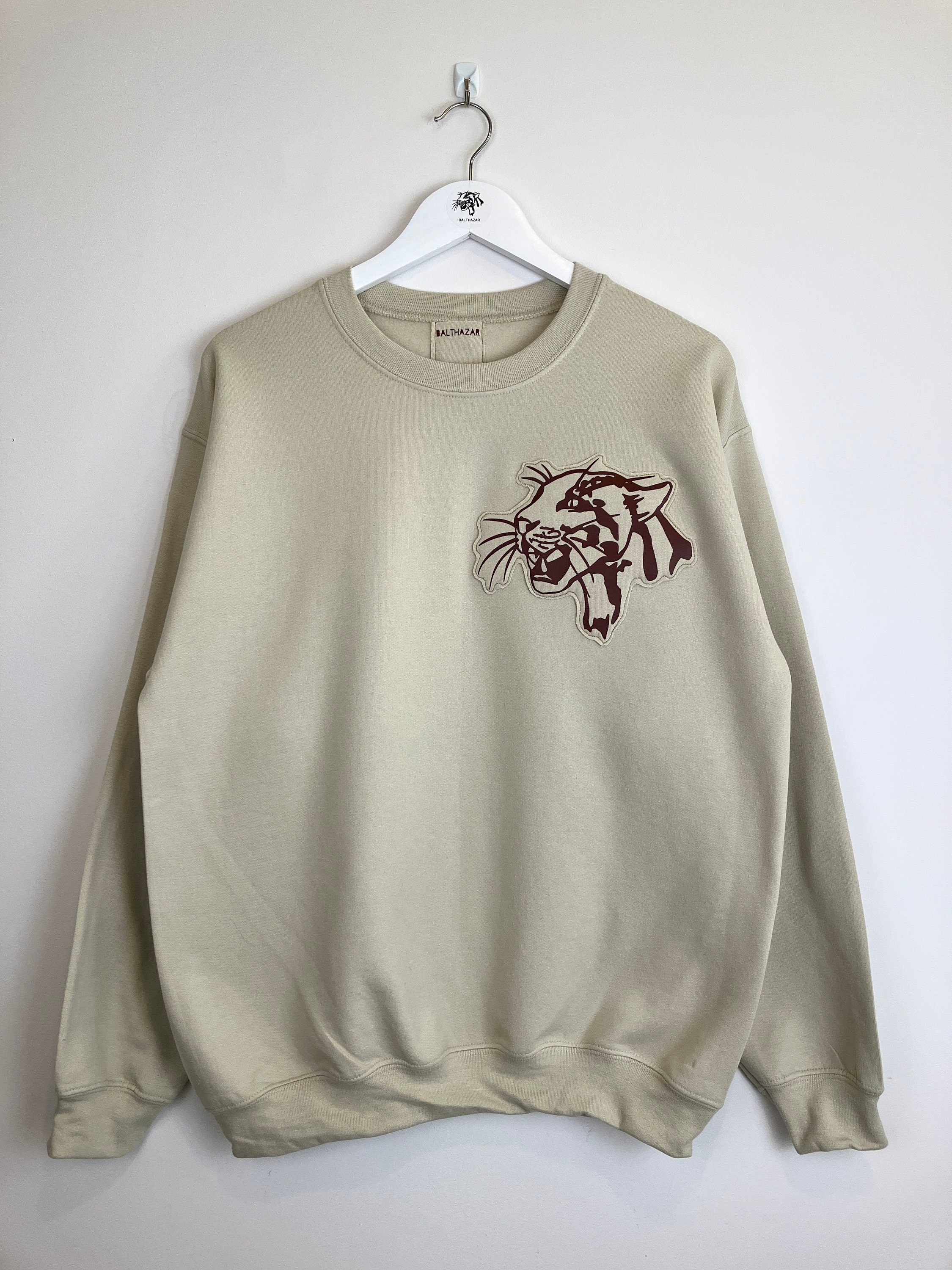 【新品】SAPEurRED LEOPARDHEAD CREWNECK SWEAT サプール□RED LEOPARD HEAD□CREWNECKSWEAT□ブラック