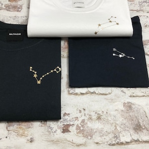 Constellation t-shirt - Personalised Zodiac stars