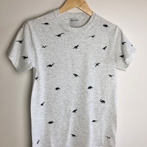 Miniature dinosaur t-shirt - customised dinosaurs