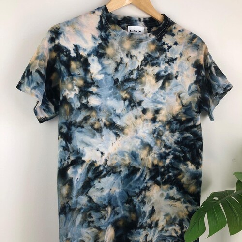 Acid Wash Tie Dye T Shirt Bleach Effect All Sizes. Hand - Etsy