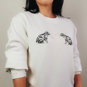 hello Leopard Sweatshirt - Jumper