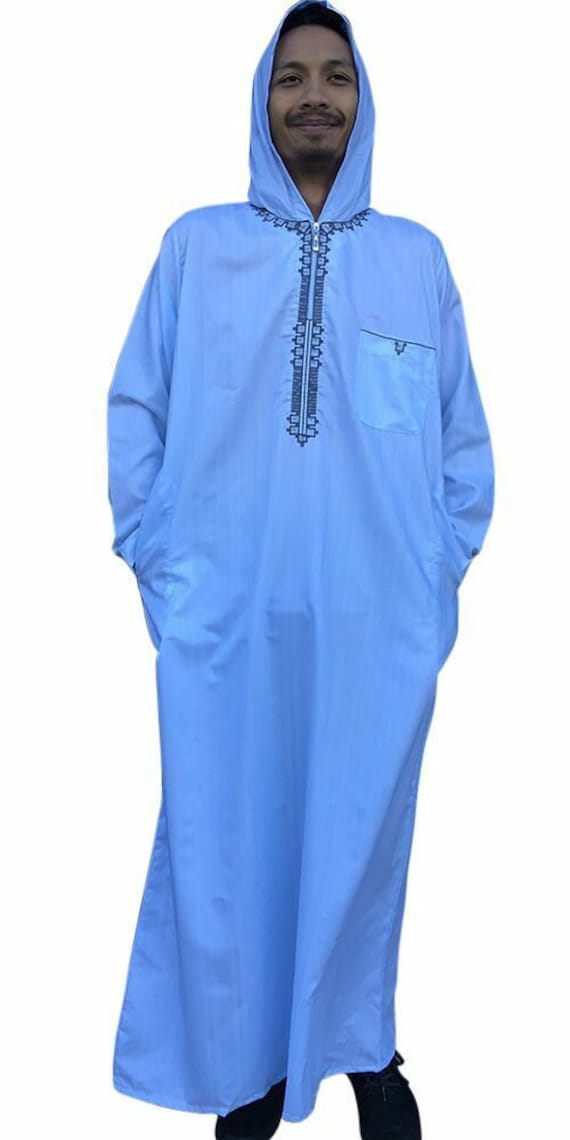 Hooded Thobe Hood Hoodie Mens Dress 