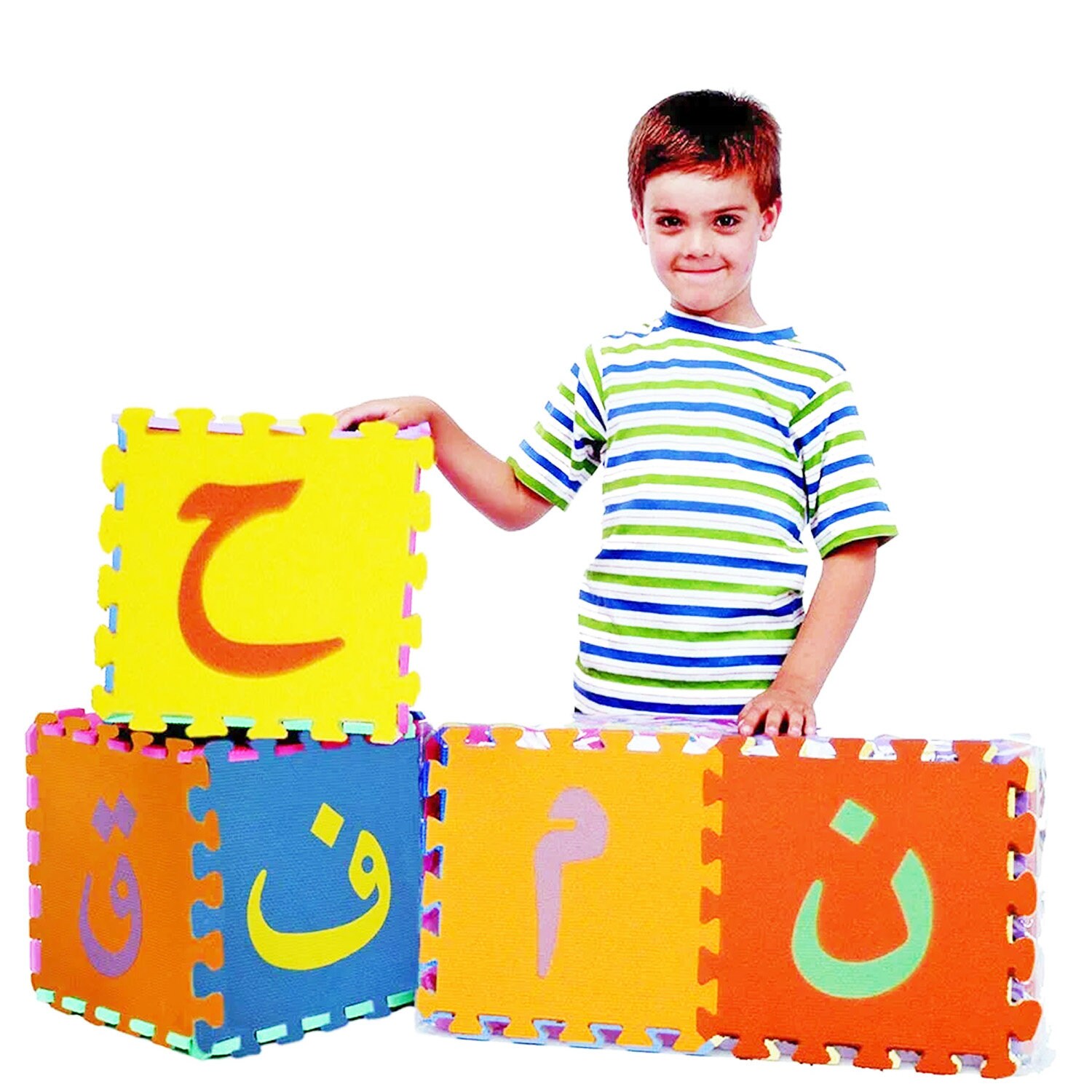 4pcs Plush Puzzle Carpet, Foam Mat Perfect For Crawling Kids And Adults,  Removable And Washable