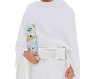 Thick Cool Islamic Ihram Towel for Hajj and Umrah Unstitched 100% Cotton