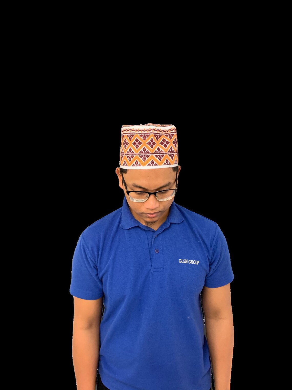 Maroon OMANI Kuma Hat Islamic Massar Head Mens Cap Arabic - Etsy