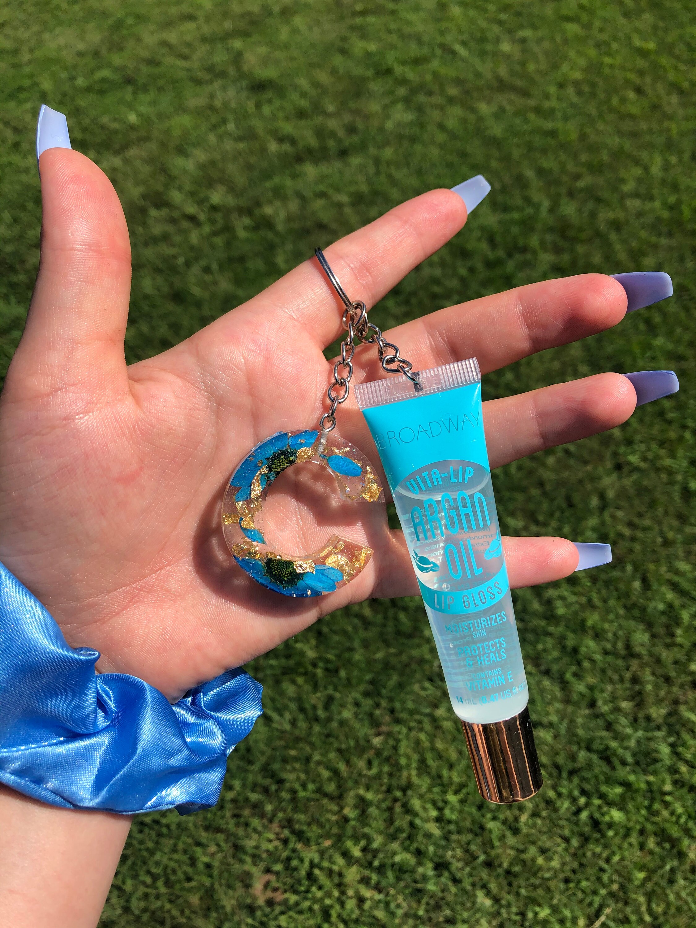 nike lip gloss keychain