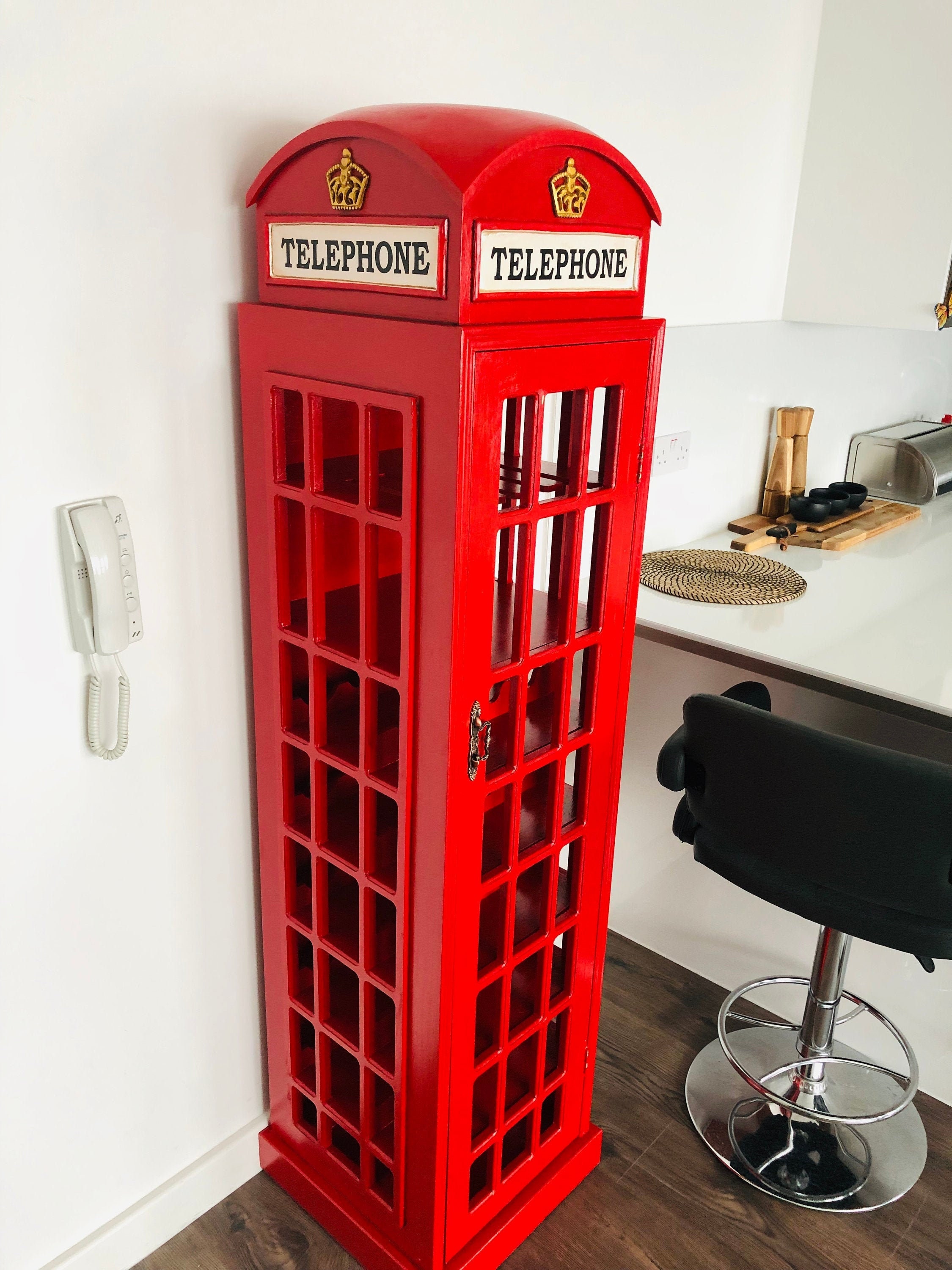 Telephone Box Wine Rack Etsy UK