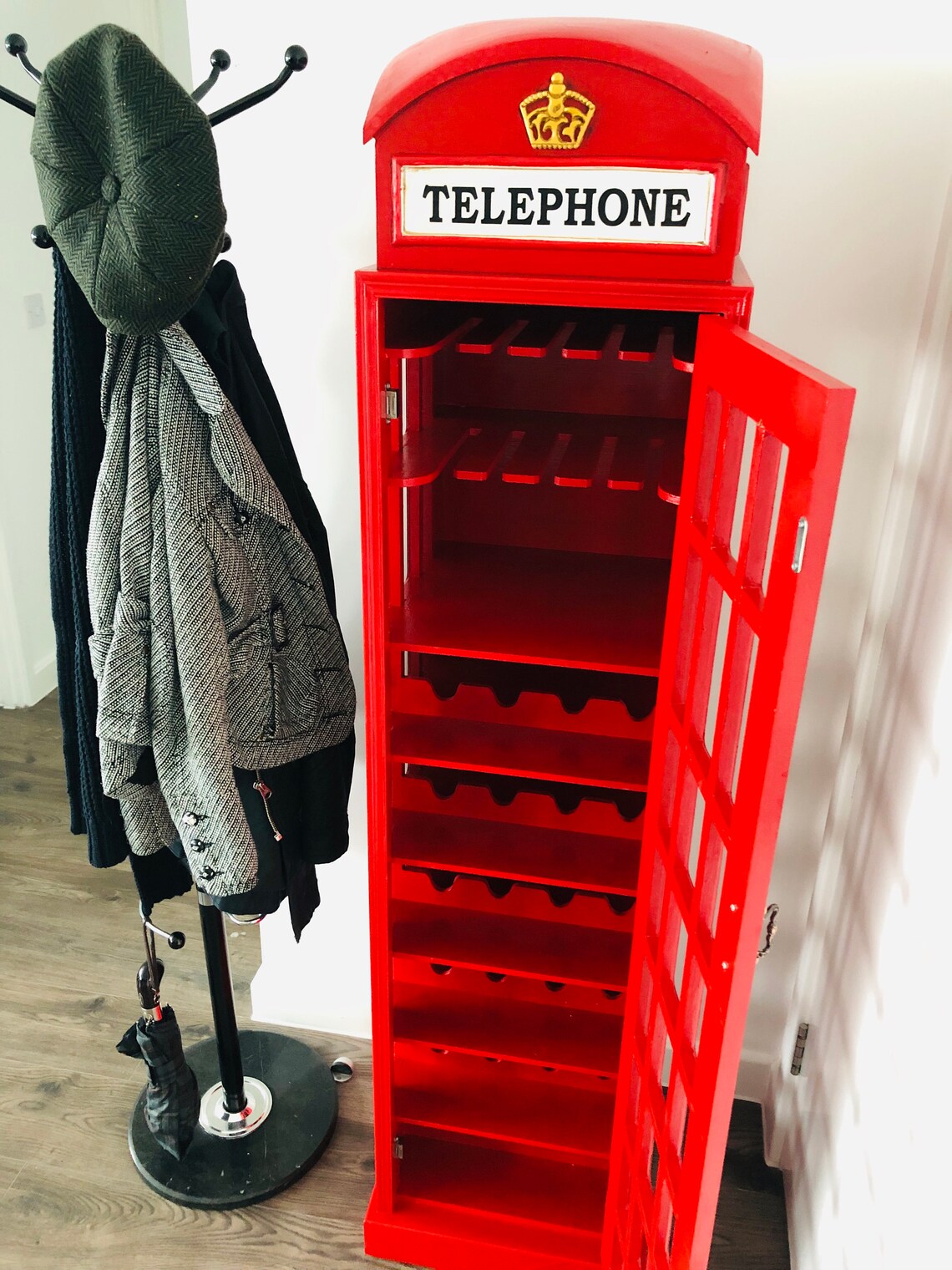 Telephone Box Wine Rack Etsy UK