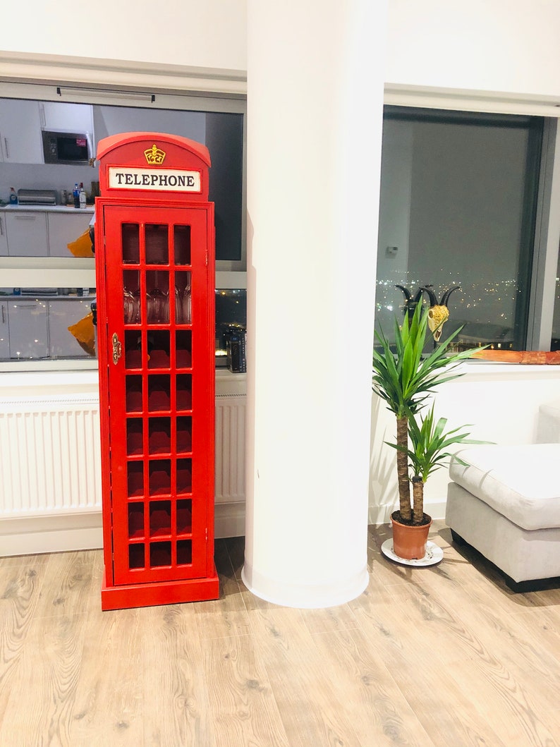 Telephone Box Wine Rack Etsy UK