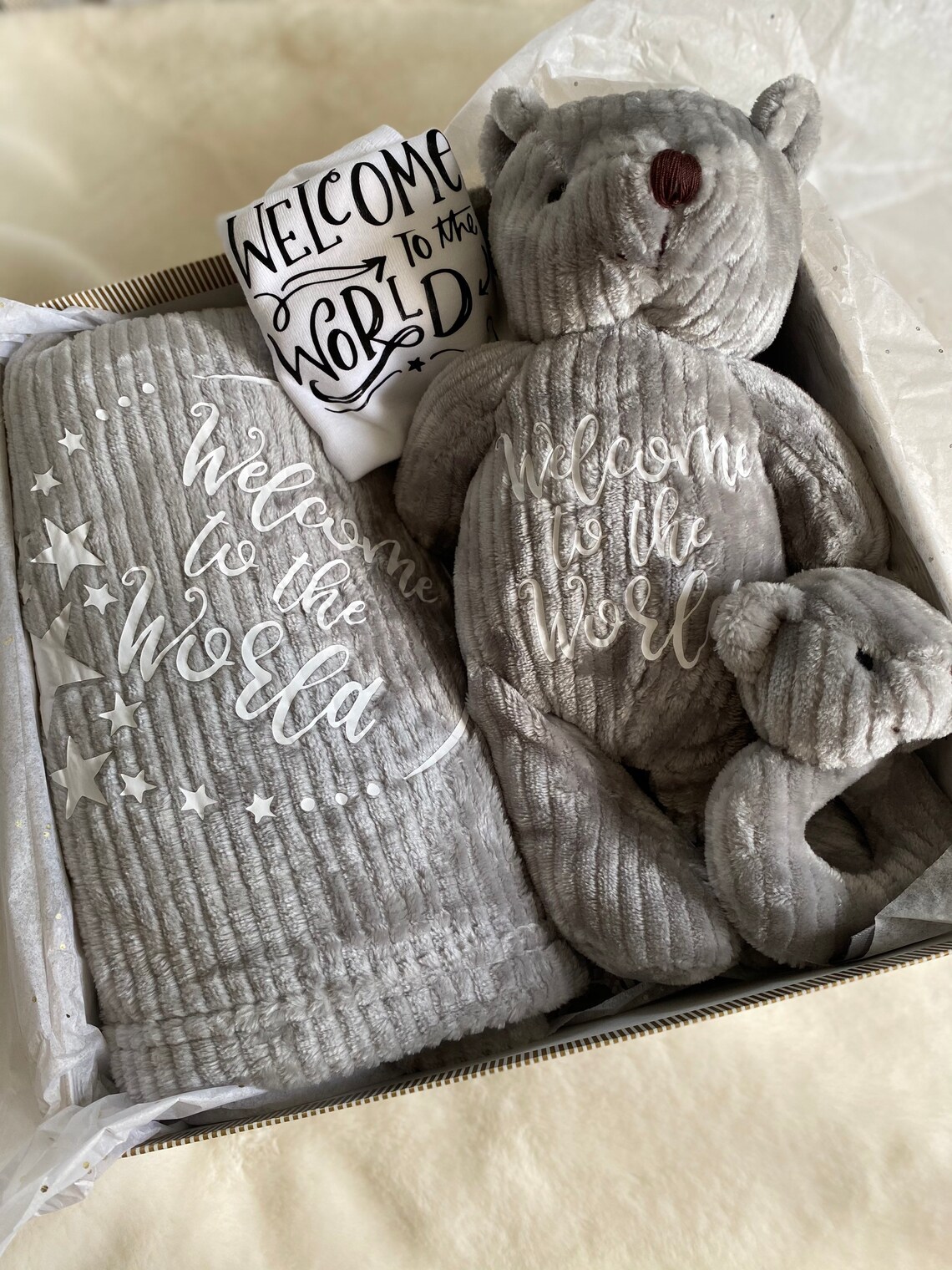 Custom Baby Box Adorable Baby Gift Baby Gift Best Etsy