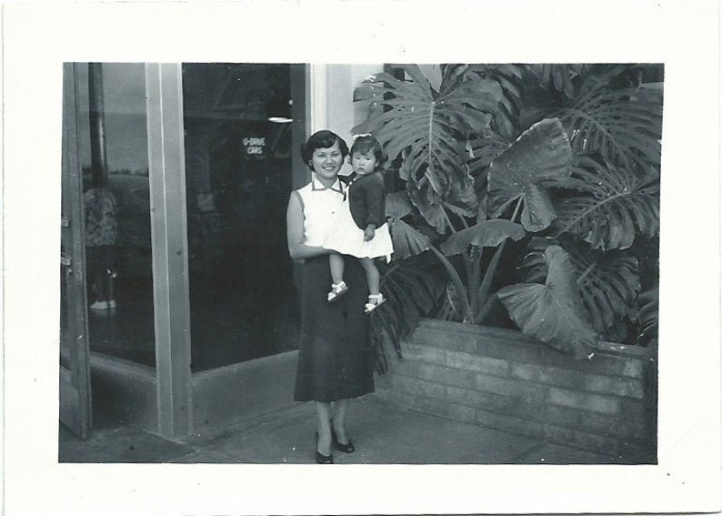 Mother And Child Near The Palms Original Photo Found Photo Etsy Mother And Child Near The Palms Original Photo Found Photo Etsy