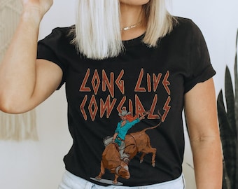 Western Graphic T-shirt Vintage inspired Western Clothing for woman Retro Western tee Cowgirl shirt vintage style horse Rodeo shirt Cowboy