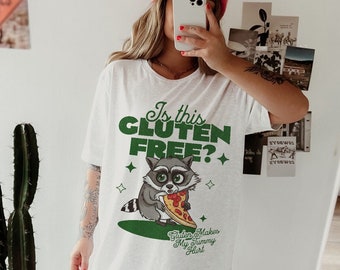 ¿Es esto sin gluten? Regalos sin gluten Camiseta sin gluten Enfermedad celíaca Problemas estomacales Alergias alimentarias Regalos para el SII Regalos sin gluten Estreñimiento