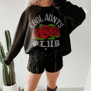 Cool Aunts Club Aunt Sweatshirt Cool Aunt Sweatshirt Cool Aunts Club Promoted To Aunt Cool Aunt Shirt Aunt Sweater Future Aunt Gifts Cool Au