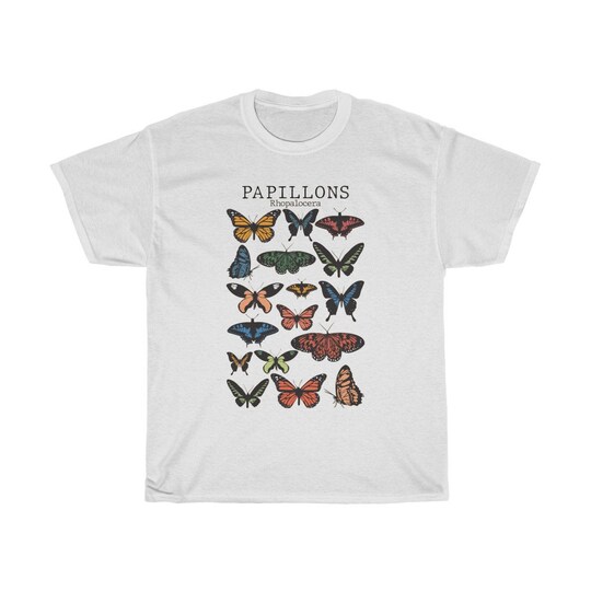 Butterfly Shirt  Naturecore Butterfly Top Cottagecore Shirt